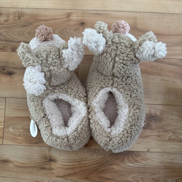 Altar'd State Oatmeal Bunny Slippers - Size S/M - NWT - Picture 3 of 5